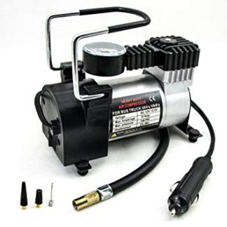Portable Air Compressor Heavy Duty 12V 140PSI/965kPA Pump Electric Tyre Inflator