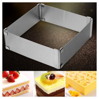 Adjustable Square Cake Moulds