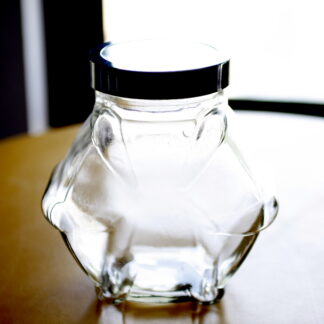 Tilt or Stand Glass Cookie Jar (Small)