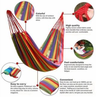 Portable Canvas Hammock (Double)
