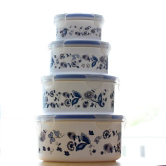 4 pieces storage box Round (Fresh Box-12137-C)
