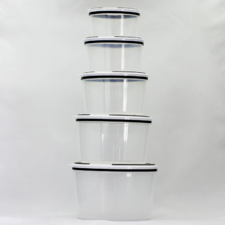 5 Pieces Storage Box Fresh Box-8080 Round