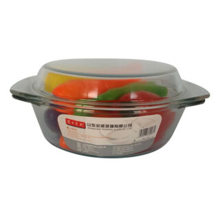 Tampered Glass Bowl with Lid (1.4 L)