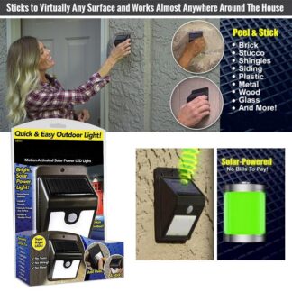 Solar Powered Motion Activated LED Solar Light