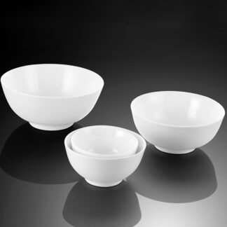 Ceramic Rice Bowl White | 1 Pc | 7"