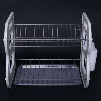 Plate Rack 2 Layer PR-085 Wood Panel