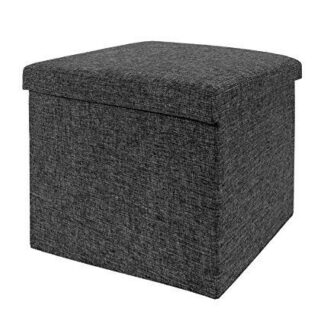 Neat Nook / Seville Classics Foldable Storage Ottoman Stool