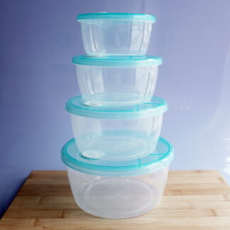 4 Pieces Storage Box (Fresh Box-1618) Round