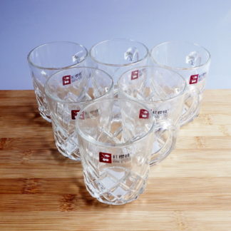 Glass Cup (Set of 6)Red Cherry - ZB24WG