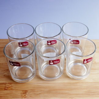 Whiskey Glass (Set of 6) Red Cherry- 70085
