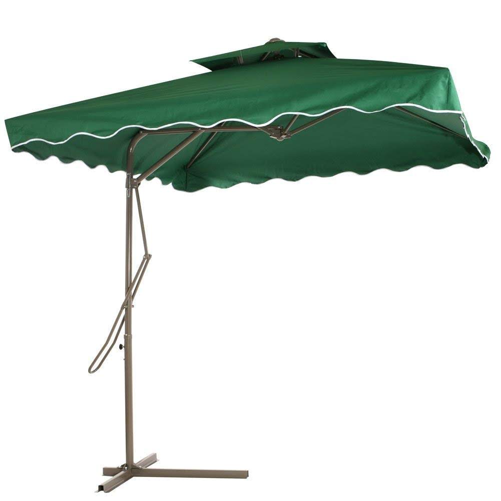 Garden Hanging Square Patio Garden Umbrella Parasol