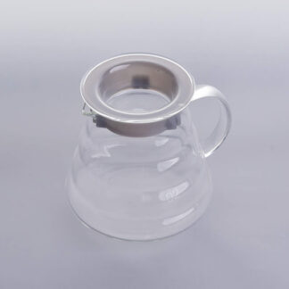 ZEN V60 Clear Glass Range Coffee Server, 500ml