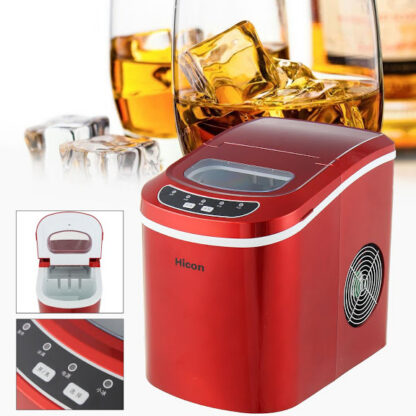 Hicon Ice Maker 2L Tank Manual Watering Type Mini Fast Ice Machine