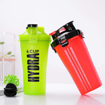 Dual Compartment Protein Shaker Bottle