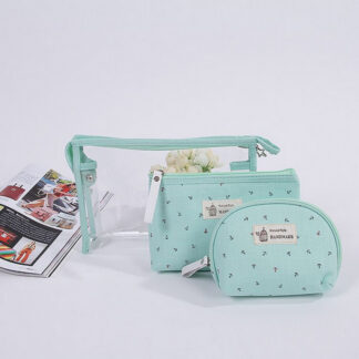 Juniper Travel Bags / Transparent Cosmetic bag (3 Pcs Set)