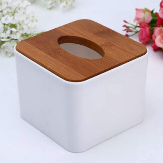 Wooden Cover Tissue/Napkin Box