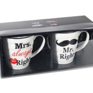 Mr & Mrs Always Right Mugs