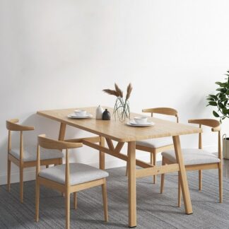 Restaurant Table (2 x 4 foot) & Chair Set (5 Pcs Set)