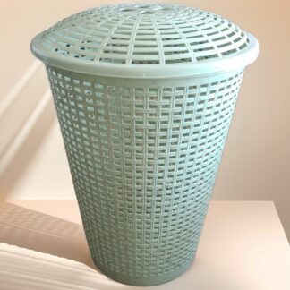 Round laundry baskets with lid