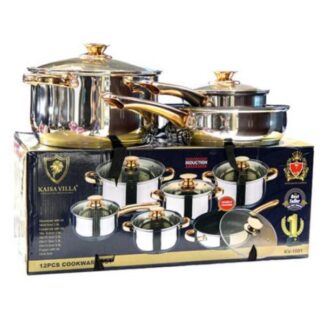 Kaisa Villa Cookware Set (6 Piece Stainless Steel Induction)