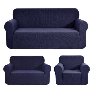2 Seater UNIVERSAL Elastic Fabric Settee Sofa Couch Protector Slipcover Stretch Covers