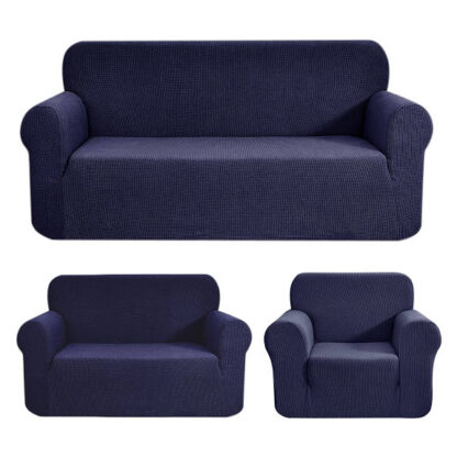 2 Seater UNIVERSAL Elastic Fabric Settee Sofa Couch Protector Slipcover Stretch Covers