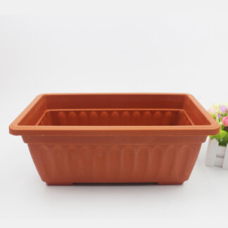Poly Garden / Rectangular Plastic Flower Pot Medium