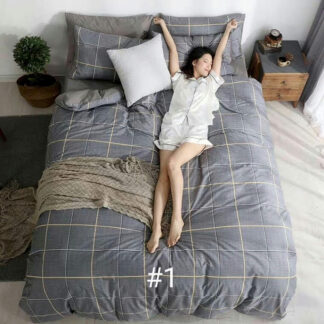 Cotton Mix Bedsheet (Single + 2 Pillow Case : 1.7 X 2.2 m)