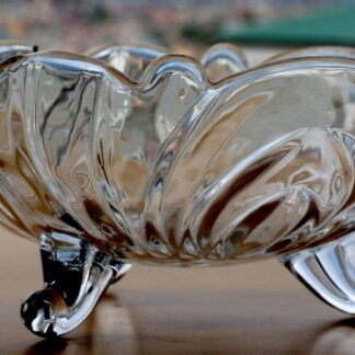 Decorative Glass Fruit Bowl 9.5" Andros