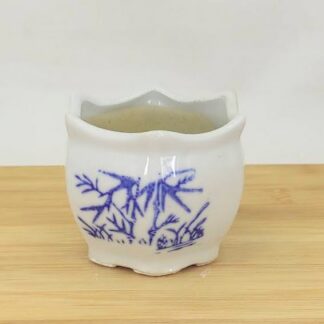 Ceramic Flower Pot XS Hexagon
