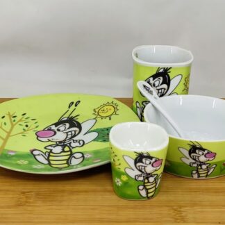 5 Pcs Ceramic Baby Breakfast Set