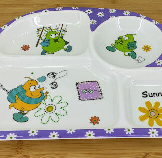 Baby Plates with four divided section 7210