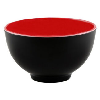 Melamine Bowl Red/Black Rice (6 Pcs Set) K-5