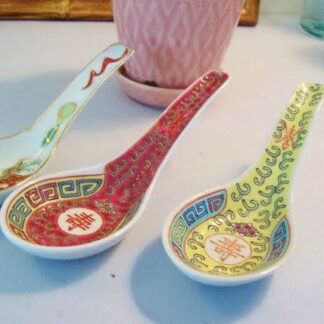Chinese Porcelain Soup Spoon (Pack of 6)