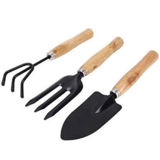 Gardening Tools Kit Hand Cultivator, Small Trowel, Garden Fork Set Of 3 Pcs