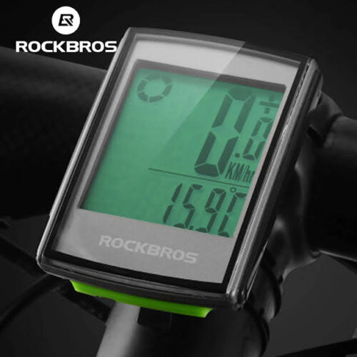 ROCKBROS BC18-L21 2.2in 18 Functions Wireless Bike Computer Waterproof LCD Cycling Speedometer Odometer MTB Accessories