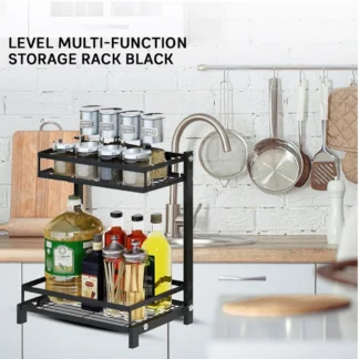 RackSense / 2-Tier Masala Multi-Function Storage Rack