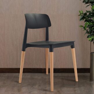 Ruben Mid-Century Chair (Black)