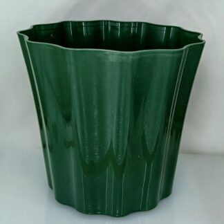 Poly Garden / Plastic Flower Pot Green -3866-C (22.7x21 cm )