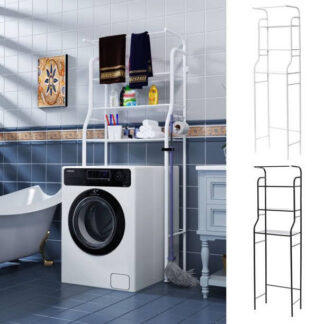 RackSense / 3-Tier Space Saver Toilet Free Standing Metal Over the Toilet Storage Toilet Shelf for Home and Bathroom HP95-898