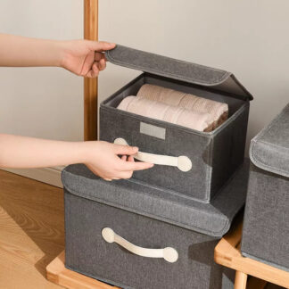 Neat Nook / Folding Cloth Storage Box (36 * 23 * 24cm)