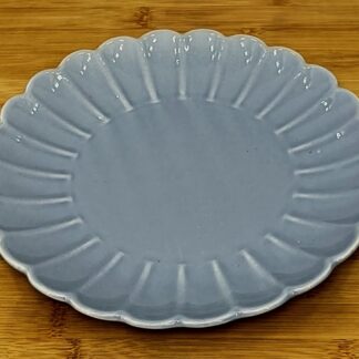 8" Ribbed Ceramic Plate (Pack of 6)