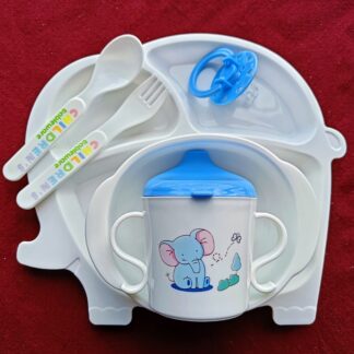 Kids Elephant Dinner Set BPA Free - 911