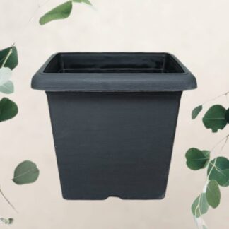 Poly Garden / Plastic Flower Pot Square - PFP-F-302 : 16.6 x 16.6 x 16cm