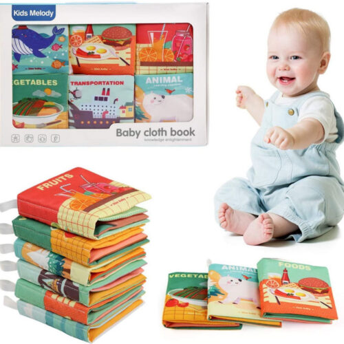Kids Melody Baby Soft Cloth Book Set (1 pc)