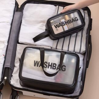 Juniper Travel Bags / Waterproof Toiletry Clear Travel Bag