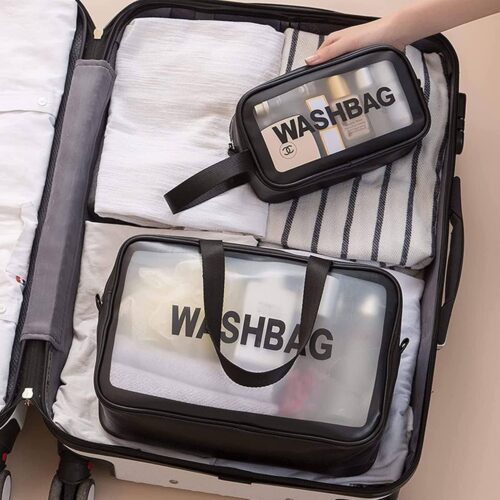 Juniper Travel Bags / Waterproof Toiletry Clear Travel Bag