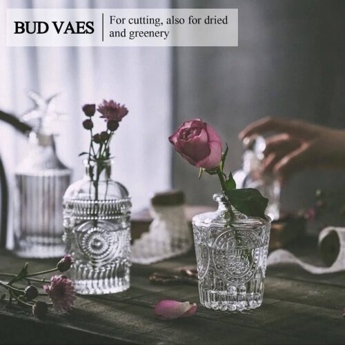 Floral Essence / Vintage Bud Vases Set of 10