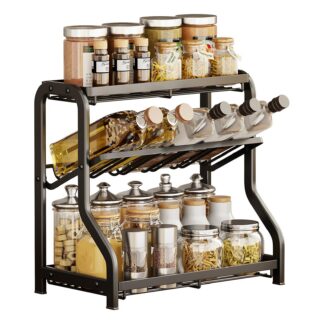 RackSence / 3 Tier Masala KITCHEN STORAGE RACK - MZY-525 (20 x 36 x 35.5 cm)