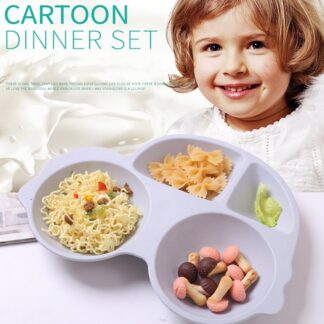 Car Food Plate, Kids Travel Food Tray Eco-friendly Plate BPA Free